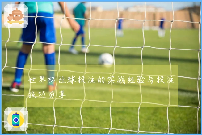 世界杯让球投注的实战经验与投注技巧分享